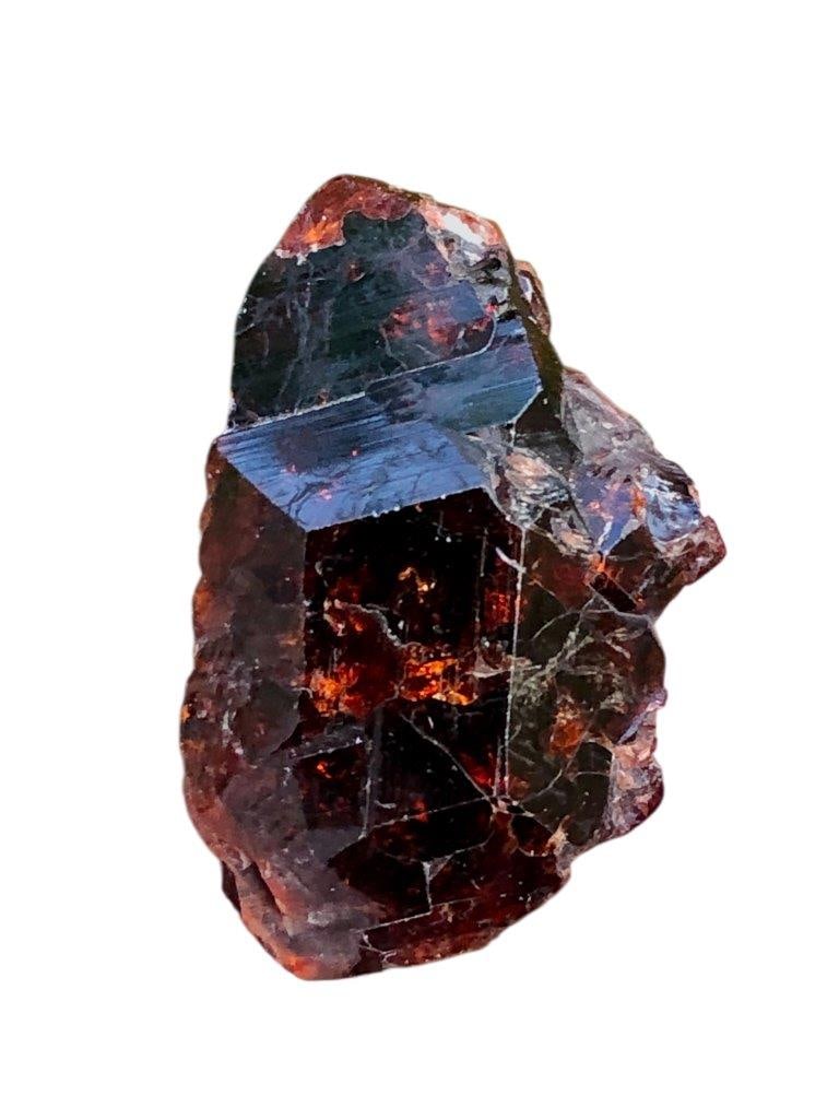16 Grams Natural Garnet Crystal ? Raw Red Garnet Mineral Specimen 30x19x17 mm: Beautiful 16 grams natural Garnet crystal featuring deep red tones and a raw, natural mineral formation. Measuring 30x19x17 mm, this striking specimen is perfect for crystal collectors, geology enthus