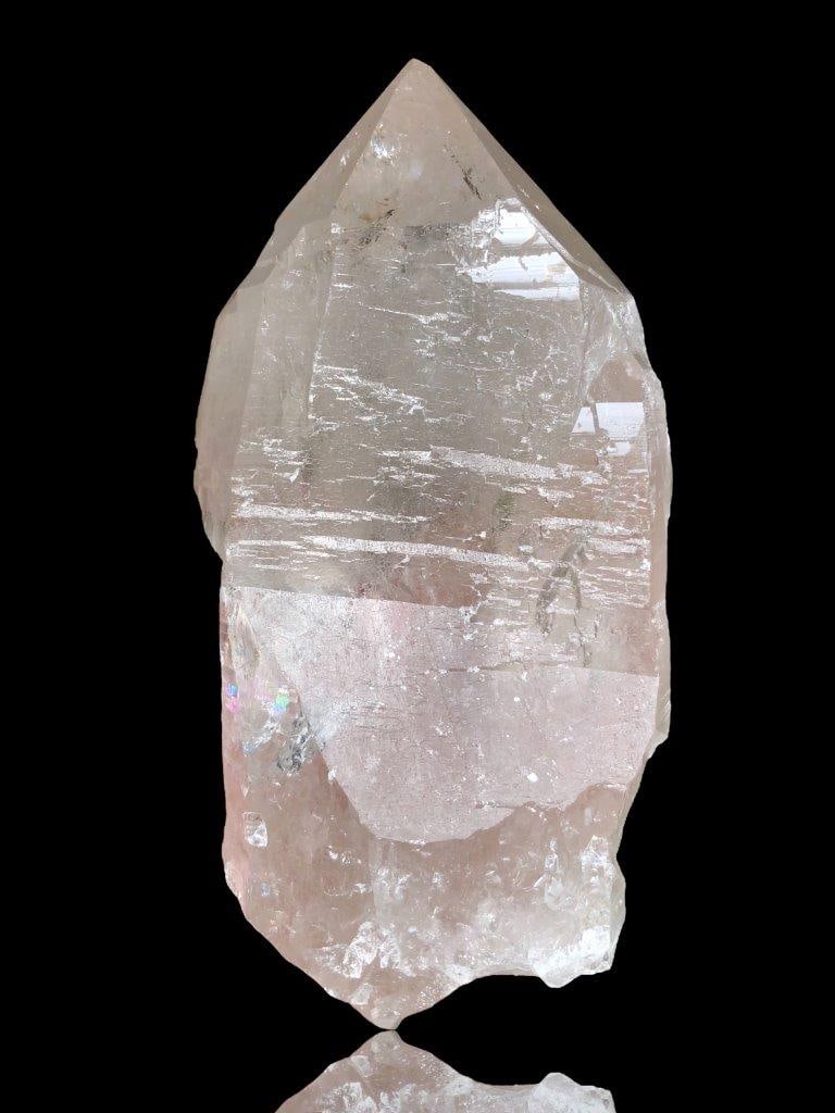 quartz crystal obelisk wand point healing random - 768 Grams - 151X77X70 mm (1 of 4)