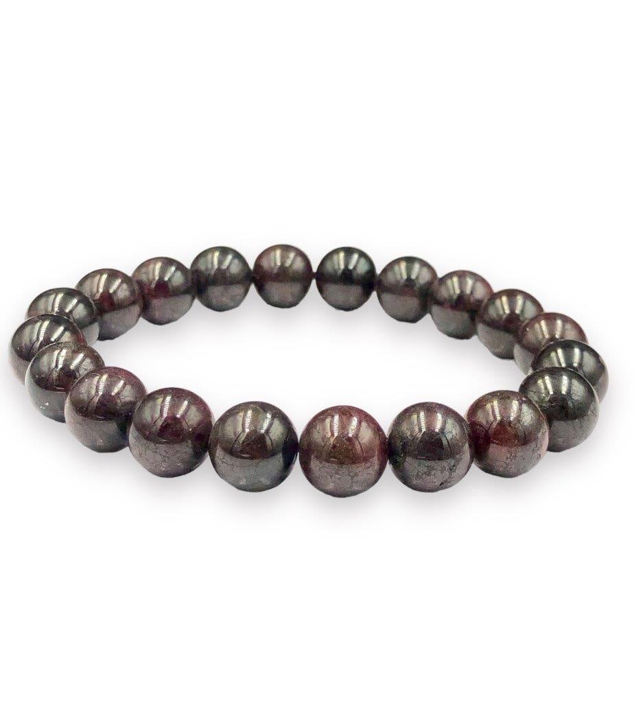 Amazing Garnet Beaded Charm Bracelet (1 of 3)