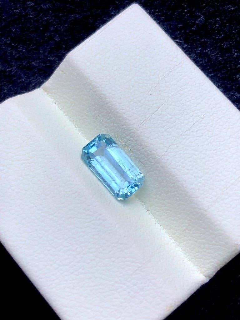 1.45 Carats natural aquamarine Gemstone - 10X5X4 mm: 1.45 Carats natural aquamarine Gemstone - 10X5X4 mm Shipping: