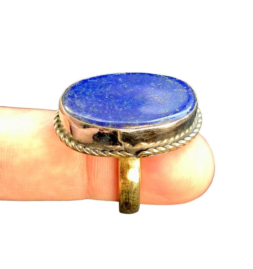 Lapis Lazuli Jewelry - Men's Ring in Gale: Lapis Lazuli Jewelry - Men's Ring in GaleFREE SHIPPING Shipping rates are determined by Parcel weight and destination.