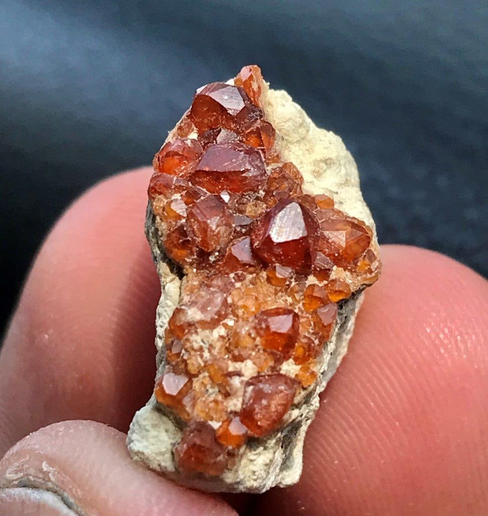 Spessartite Garnet Mineral - SPECIMEN - 4.60 GRAMS - 21X12X18 mm: Spessartite Garnet Mineral - SPECIMEN - 4.60 GRAMS - 21X12X18 mmShipping Rate: 23$ .shipping rates are determined by Parcel weight and destination.Combined shipping: We offer combine shipping on multi