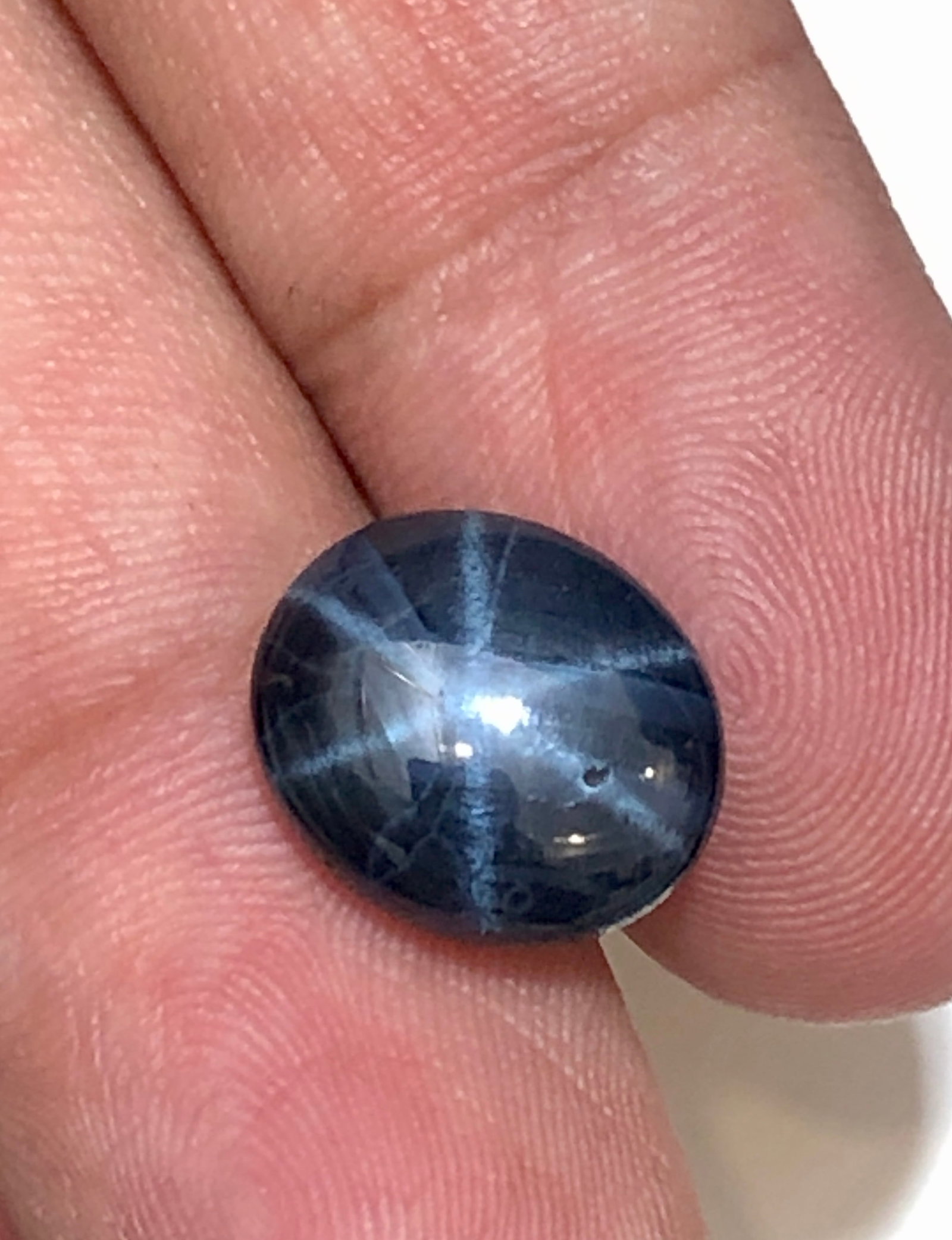 9 Carats Beautiful STAR SAPPHIRE - 13X11X6 mm: 9 Carats Beautiful STAR SAPPHIRE - 13X11X6 mm Shipping Rate: $15.00 .shipping rates are determined by Parcel weight and destination.Combined shipping: We offer combine shipping on multiple items purch