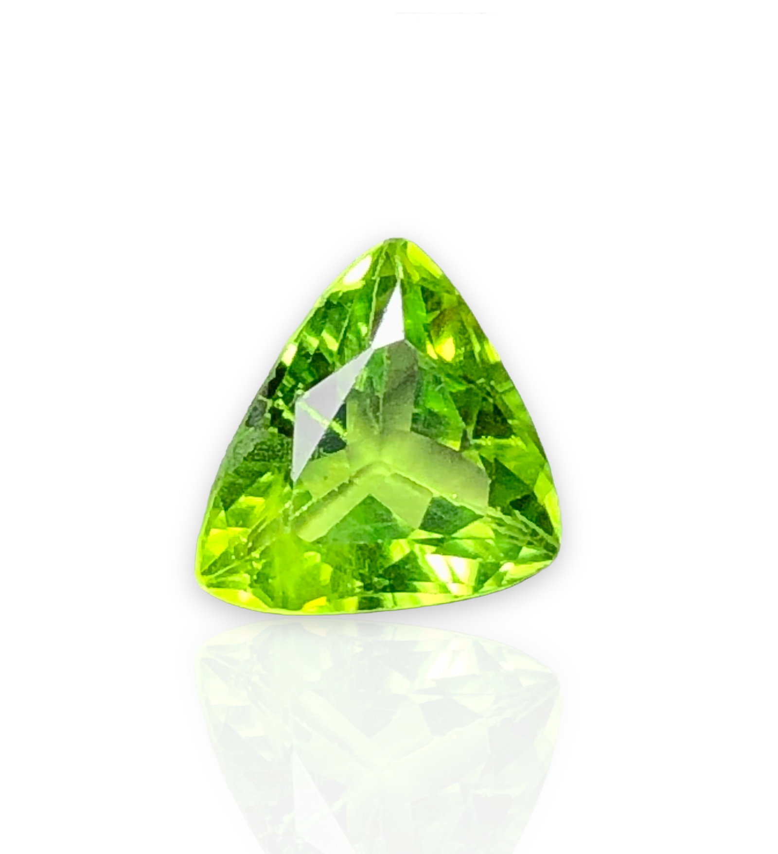 4.40 Carats 7up Color Natural Peridot - 13X11X7 mm (1 of 2)
