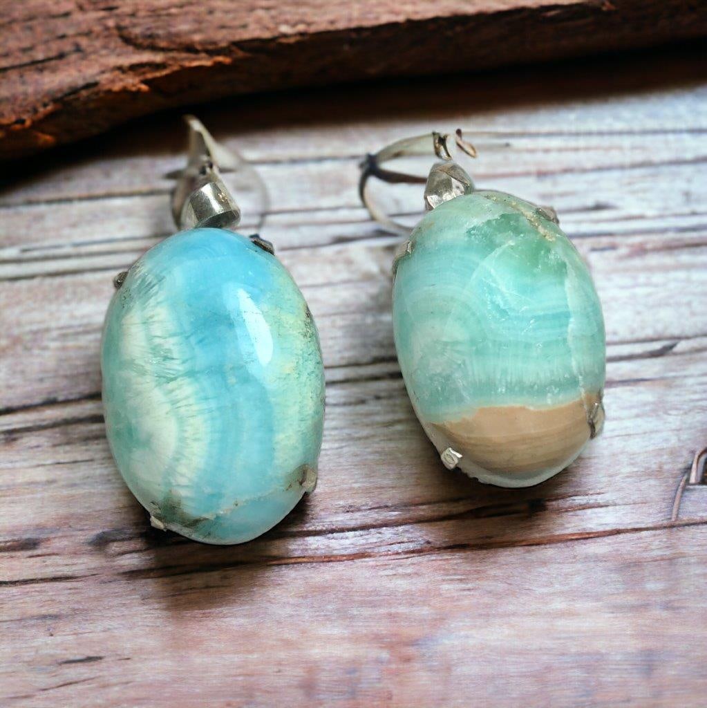 BLUE CALCITE PENDANTS HEALING JEWELRY (1 of 2)