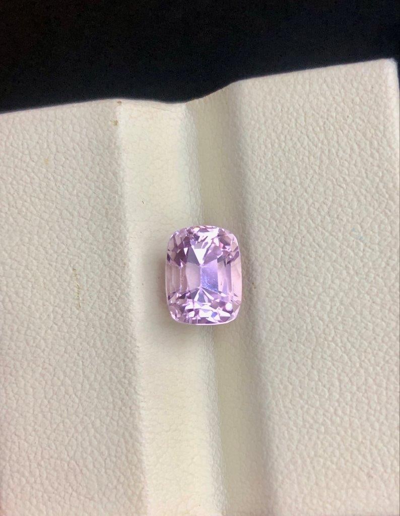 3.50 Carats Natural Baby Pink Kunzite AFG Brilliant Loose Gemstone 9X8X8 mm: 3.50 Carats Natural Baby Pink Kunzite AFG Brilliant Loose Gemstone 9X8X8 mm Shipping: