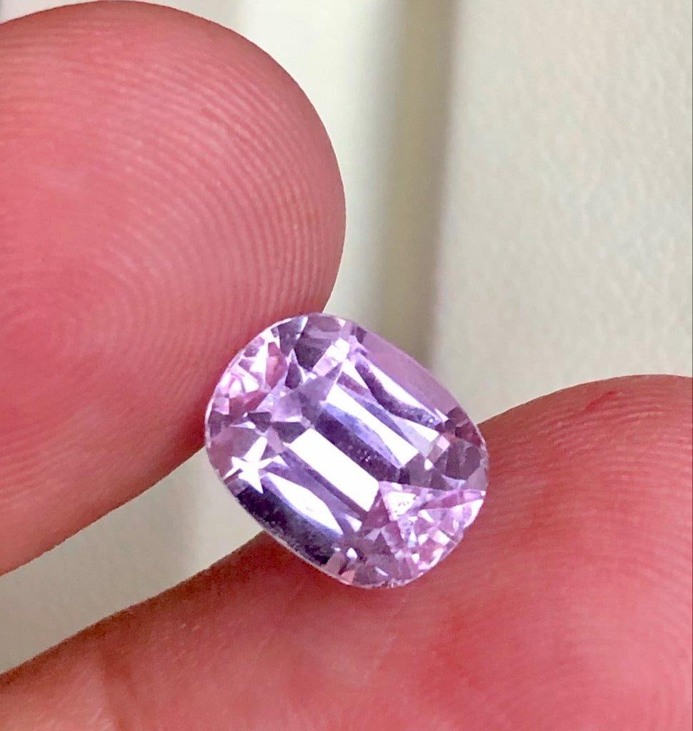 Baby Pink Top quality Natural Kunzite loose Gemstone - 3.30 Carats - 10X8X6 mm: Baby Pink Top quality Natural Kunzite loose Gemstone - 3.30 Carats - 10X8X6 mm Shipping: