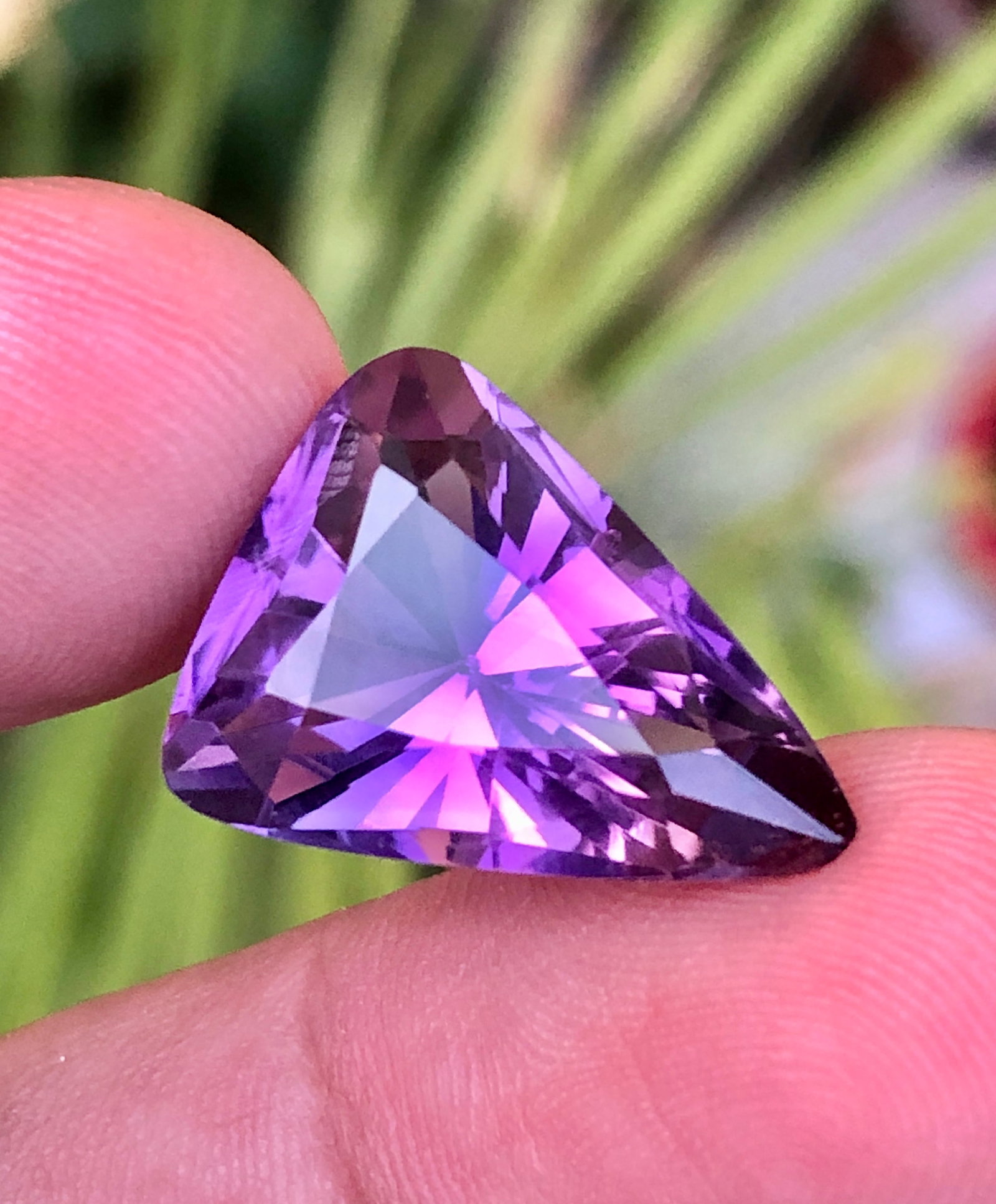 12.05 Carats Fancy Cut Natural Amethyst Gemstone - 19X15X10 mm: Stunning 12.05 Carats Fancy Cut Natural Amethyst Gemstone - 19X15X10 mm, this elegant loose gemstone is perfect for custom rings, pendants, fine jewelry designs, gemstone collections, or gifting. A ti