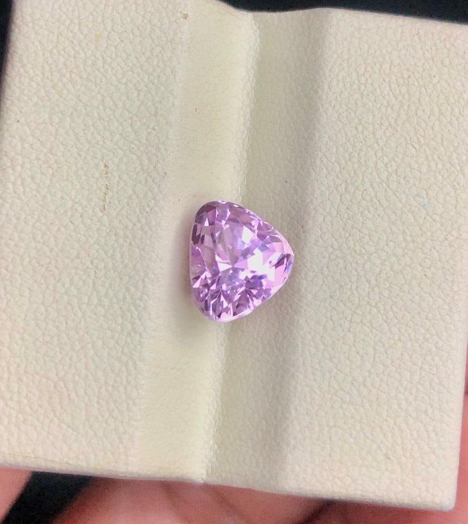 Natural Afghan Pink Kunzite Soft Baby Pink Premium Gem 3.60 Carats 9X10X8 mm: Natural Afghan Pink Kunzite Soft Baby Pink Premium Gem 3.60 Carats 9X10X8 mmShipping: