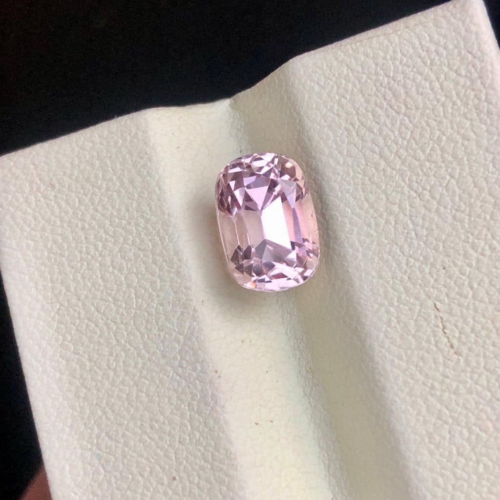 Natural Baby Pink Kunzite AFG Elegant Loose Gem for Jewelry 4 Carats - 10X8X8 mm: Natural Baby Pink Kunzite AFG Elegant Loose Gem for Jewelry 4 Carats - 10X8X8 mmShipping: