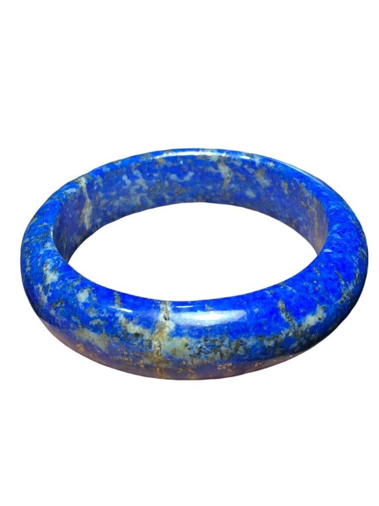 Top Grade Natural Lapis Lazuli Bangle Bracelet - Diameter 72 mm (1 of 5)