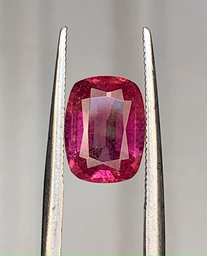 1.80 Carats Natural Rubelite Tourmaline Gemstone - 9X7X4 mm (1 of 5)