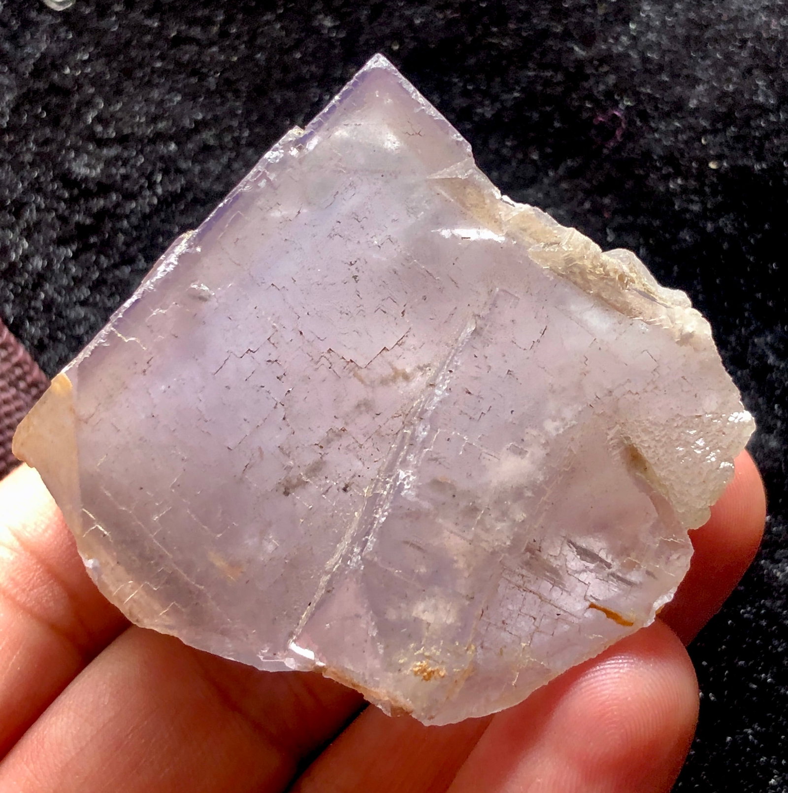 112 Grams Cubic Fluorite Mineral Specimen - 50X40X25 mm (1 of 2)