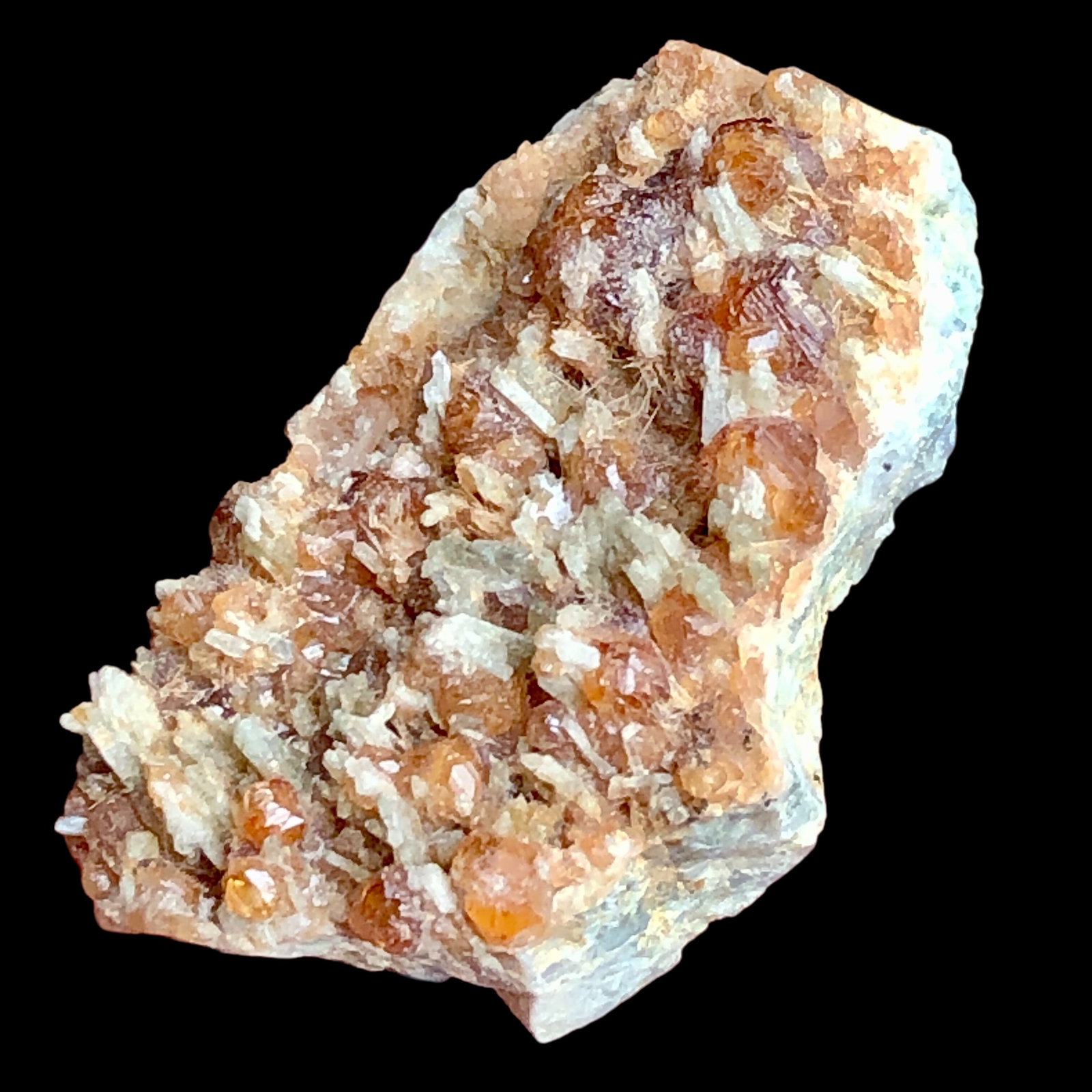 Garnet Crystals Cluster On Matrix - 14 Grams - 35X15X10 mm: Garnet Crystals Cluster On Matrix - 14 Grams - 35X15X10 mmShipping Rate: 23$ .shipping rates are determined by Parcel weight and destination.Combined shipping: We offer combine shipping on multiple it