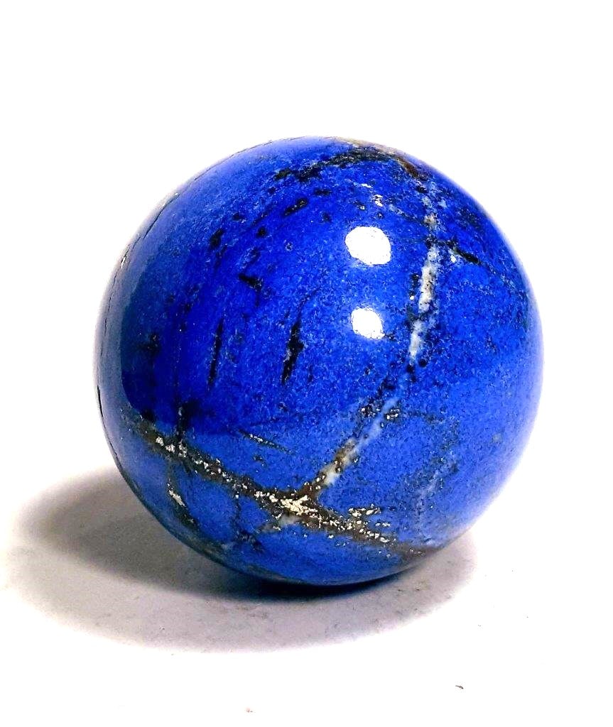 Amazing Lapis Lauzli Pyrite Sphere - 356 Grams: Amazing Lapis Lauzli Pyrite Sphere - 356 GramsShipping Rate: $36.00 .shipping rates are determined by Parcel weight and destination.Combined shipping: We offer combine shipping on multiple items purch