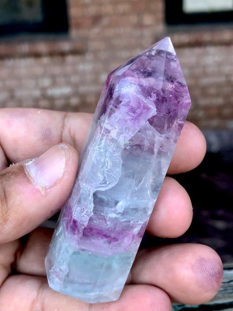 Natural Quartz Obelisk Tower ? 80g Crystal Point, 7 cm Healing Energy Stone Wand (1 of 6)