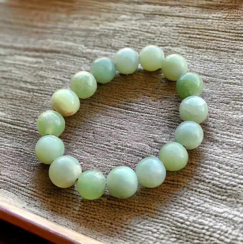 Pesticho Calcite Beaded Bracelet: Pesticho Calcite Beaded BraceletShipping:
