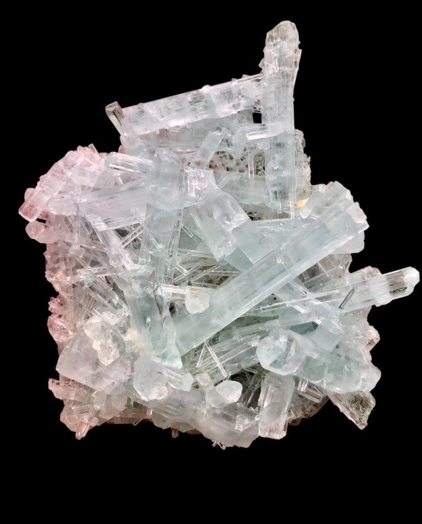 Beautiful Aquamarine Crystals Cluster Mineral Specimen - 45 Grams - 73X64X19 mm: Beautiful Aquamarine Crystals Cluster Mineral Specimen - 45 Grams - 73X64X19 mm Shipping Rate: FREE SHIPPING .shipping rates are determined by Parcel weight and destination.Combined shipping: We offer