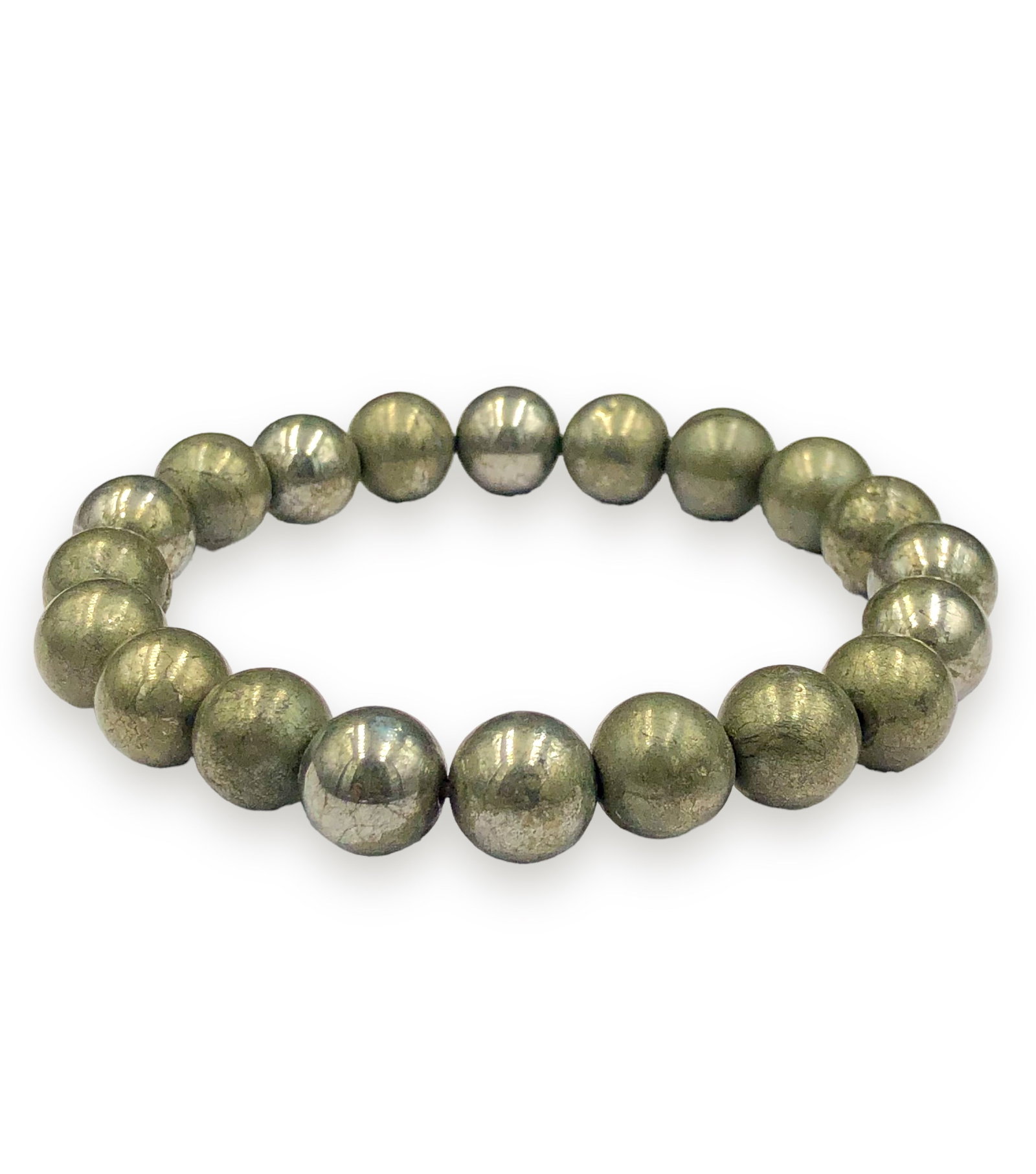 Pyrite Beaded Bracelet: Pyrite Beaded BraceletShipping Rate: $23.00 .shipping rates are determined by Parcel weight and destination.Combined shipping: We offer combine shipping on multiple items purchased to reduce shipping 