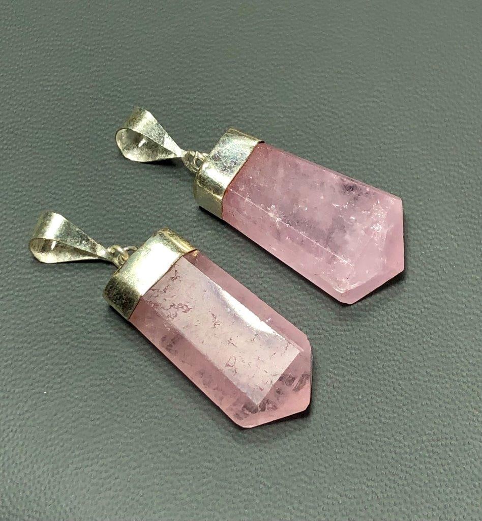 Natural Pink Morganite Pendants in Silver: Natural Pink Morganite Pendants in Silver Shipping Rate: $23.00 .shipping rates are determined by Parcel weight and destination.Combined shipping: We offer combine shipping on multiple items purchased