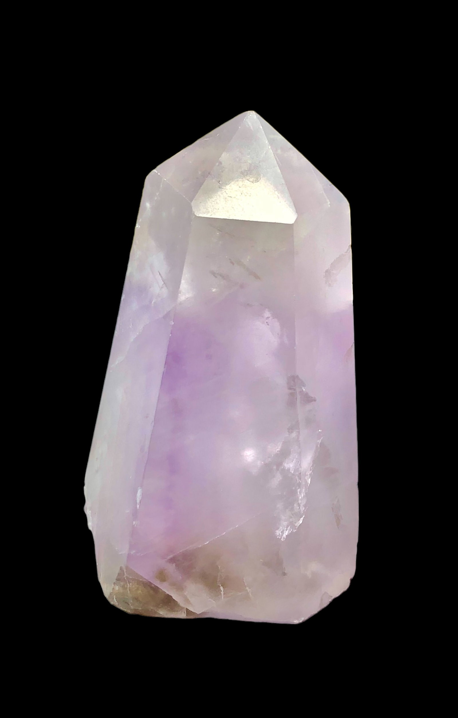 Light Purple Flourite Point Tower: Light Purple Flourite Point Tower Shipping: $30.00. Shipping rates are determined by Parcel weight and destination.