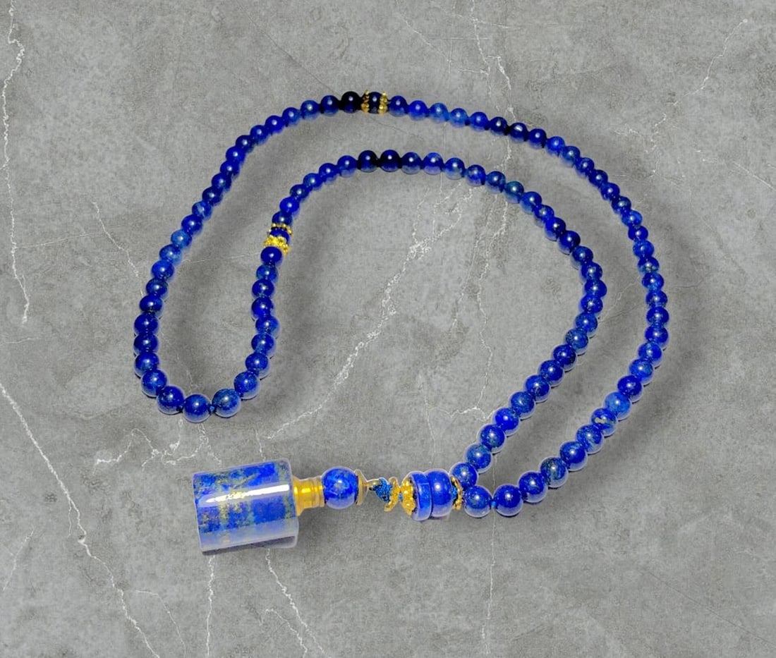 Top Quality Natural Lapis Lazuli Healing Necklace - Handmade Healing Jewelry: Top Quality Natural Lapis Lazuli Healing Necklace - Handmade Healing Jewelry Shipping: $23.00. Shipping rates are determined by Parcel weight and destination.