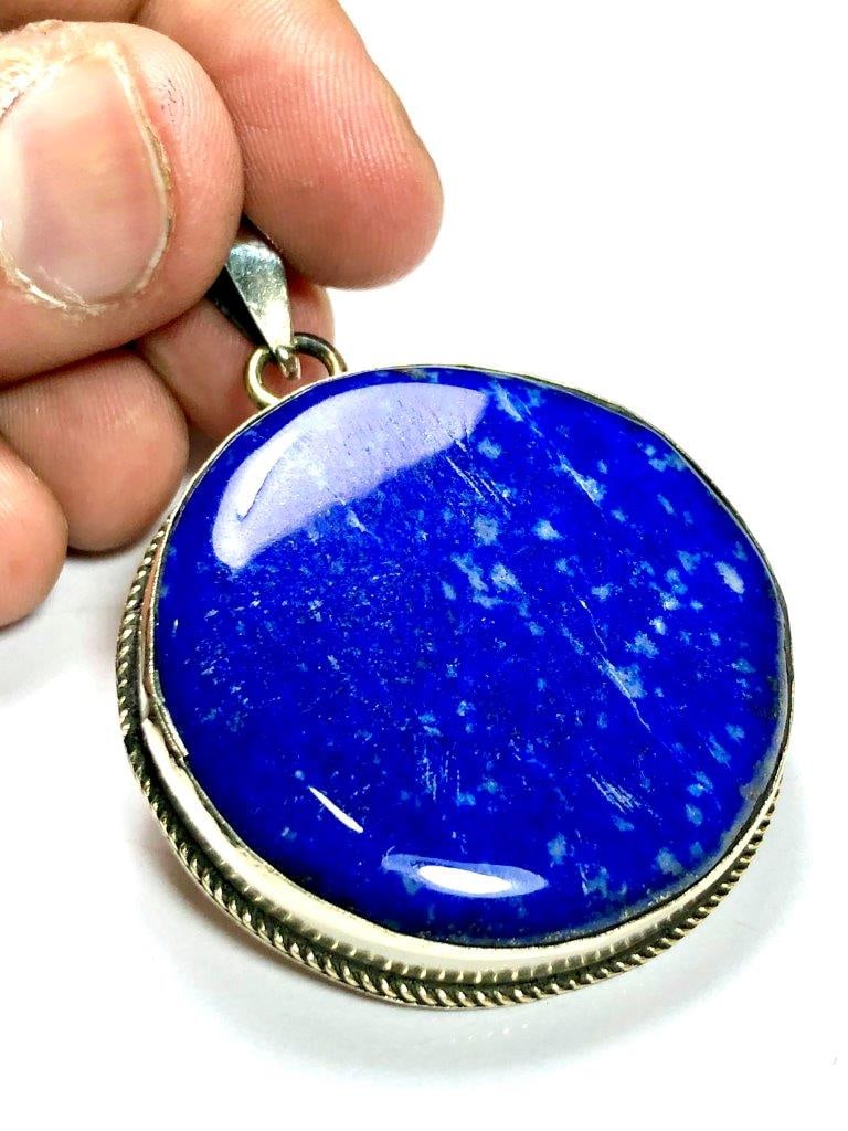 Large Lapis Lazuli Pendant Necklace for Women: Large Lapis Lazuli Pendant Necklace for Women Shipping: $23.00. Shipping rates are determined by Parcel weight and destination.