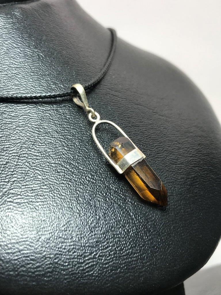 Smoky Quartz Pendant Necklace Natural Healing Crystal Jewelry: Smoky Quartz Pendant Necklace Natural Healing Crystal Jewelry Shipping: $23.00. Shipping rates are determined by Parcel weight and destination.