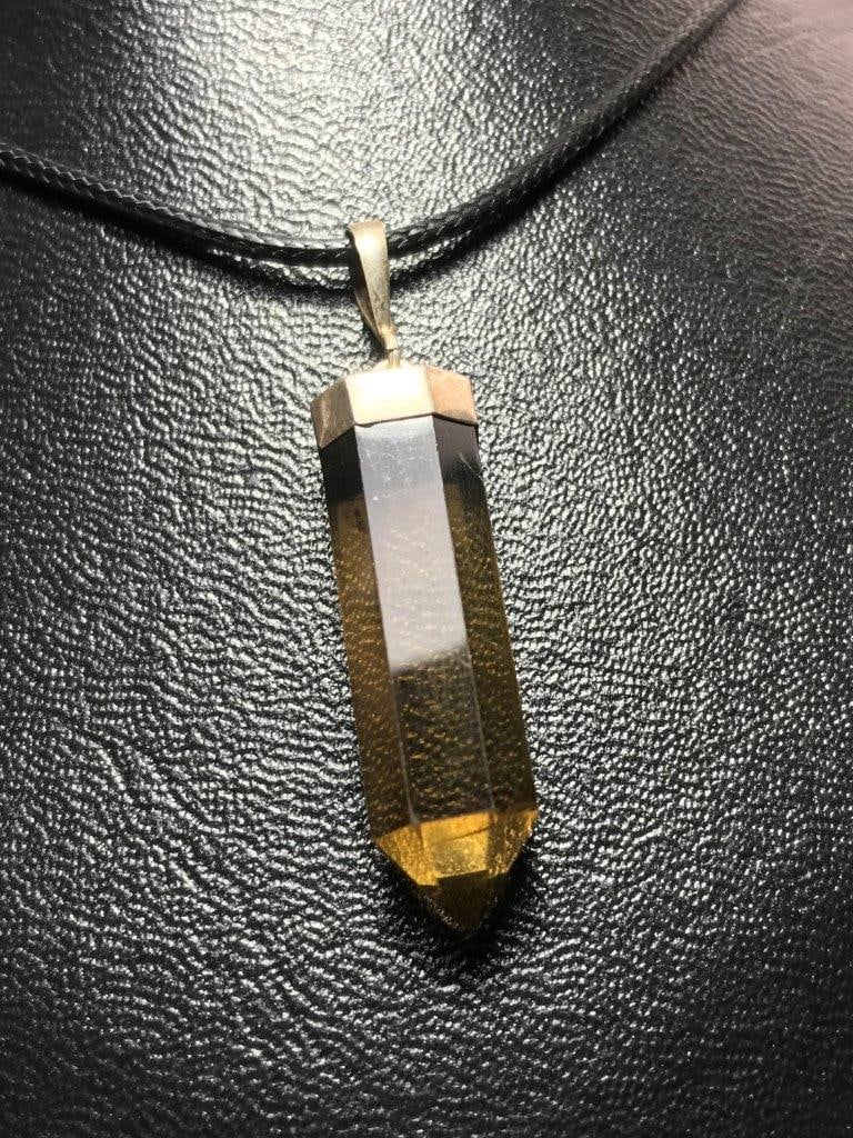 Smoky Quartz Gemstone Pendant Natural Crystal Healing Jewelry: Smoky Quartz Gemstone Pendant Natural Crystal Healing Jewelry Shipping: $23.00. Shipping rates are determined by Parcel weight and destination.
