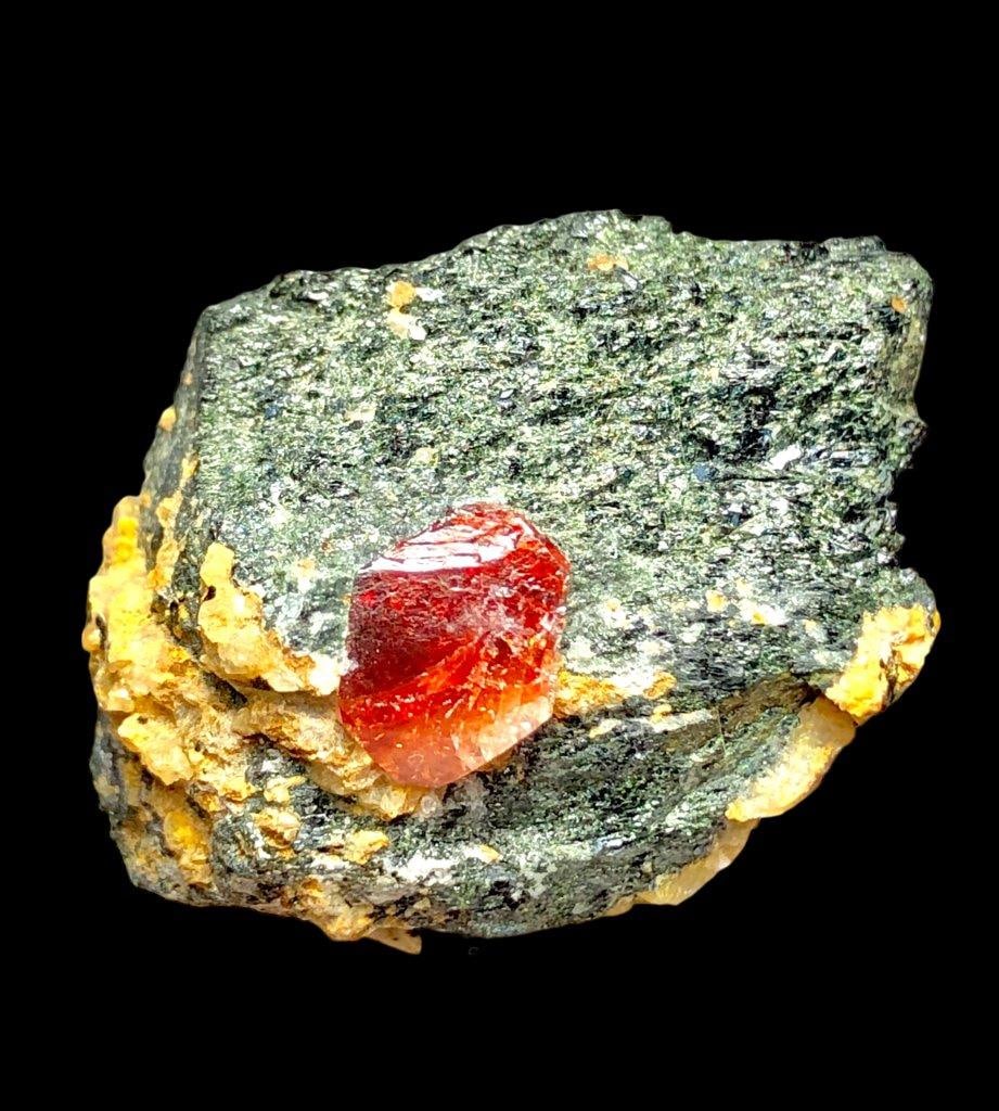 Red Zircon Specimen Red Zircon Crystals Ziron Stone Red Zirconia Mineral Specimen 25.43 g - (1 of 2)
