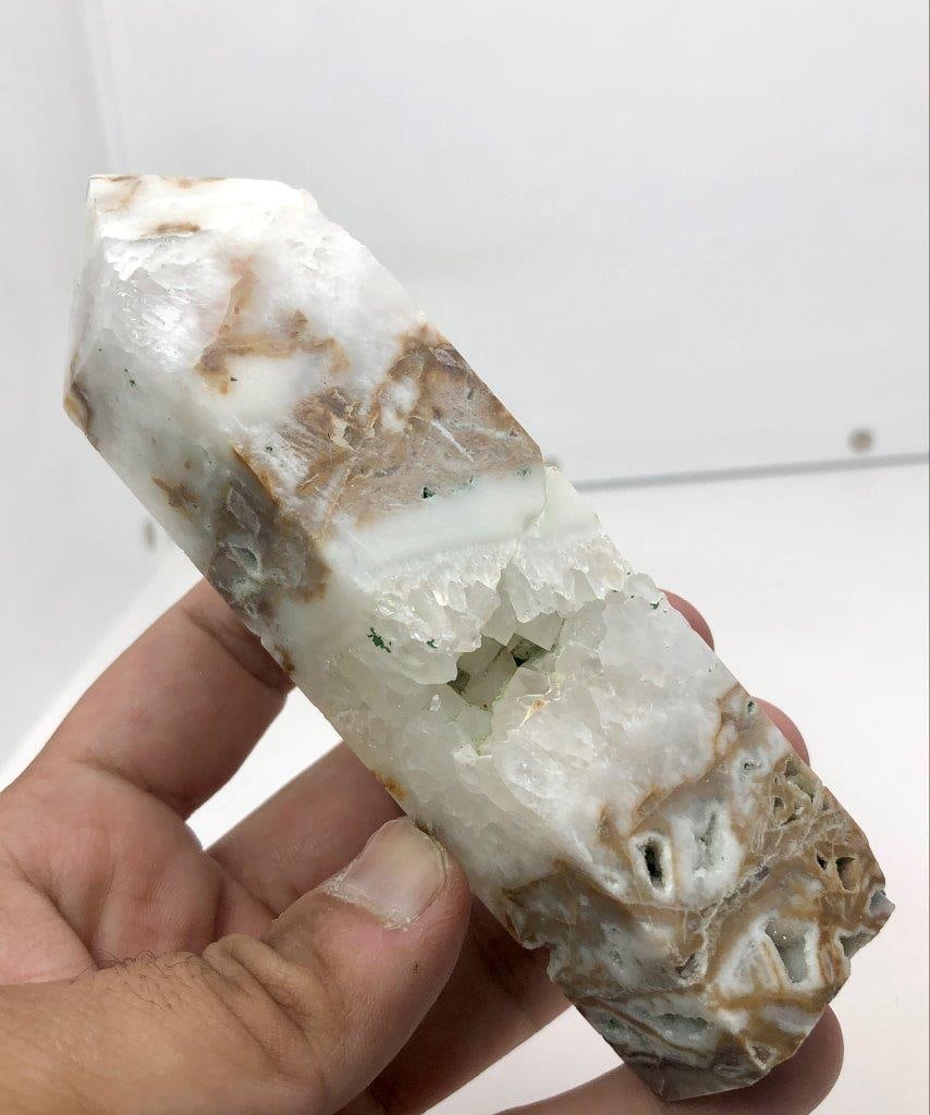 Spiralite Tower Naturally Etched High Quality Crystal Specimen 350 Grams Decorative Healing Stone: Spiralite Tower Naturally Etched High Quality Crystal Specimen 350 Grams Decorative Healing Stone Shipping: $45.00. Shipping rates are determined by Parcel weight and destination.