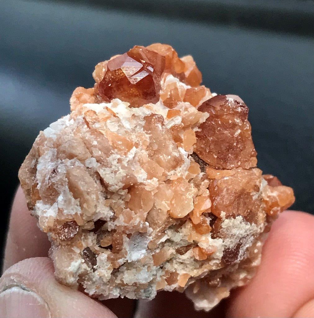 17.73 GRAMS Spessartite Garnet Crystals Cluster Mineral - SPECIMEN - 32X30X17 mm: 17.73 GRAMS Spessartite Garnet Crystals Cluster Mineral - SPECIMEN - 32X30X17 mmShipping Rate: 23$ .shipping rates are determined by Parcel weight and destination.Combined shipping: We offer combine s