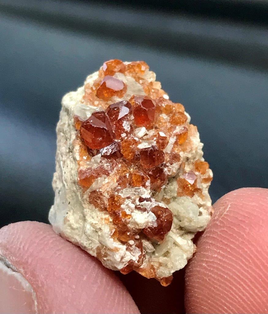 Spessartite Garnet Mineral - 3.18 GRAMS - 21X14X8 mm: Spessartite Garnet Mineral - 3.18 GRAMS - 21X14X8 mmShipping Rate: 23$.shipping rates are determined by Parcel weight and destination.Combined shipping: We offer combine shipping on multiple items pur
