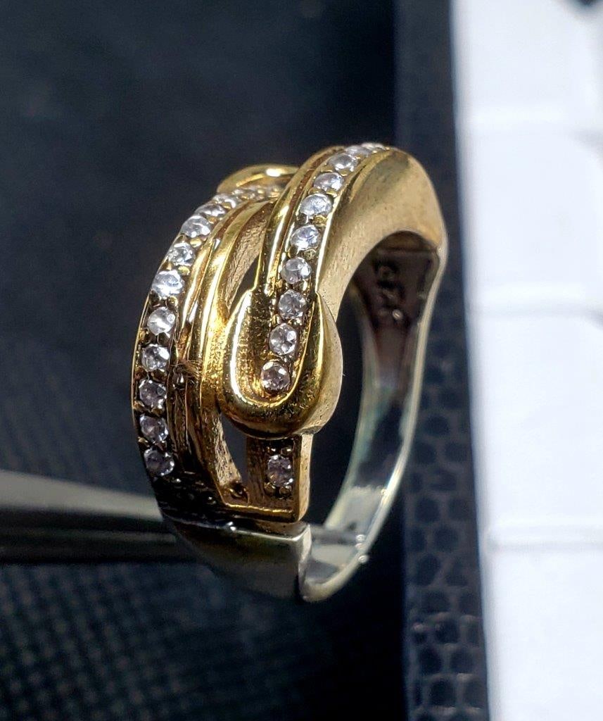 Mossonite Bronze Ring - 2