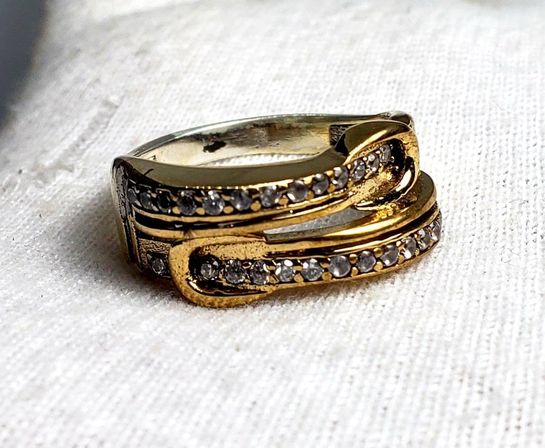 Mossonite Bronze Ring - 3
