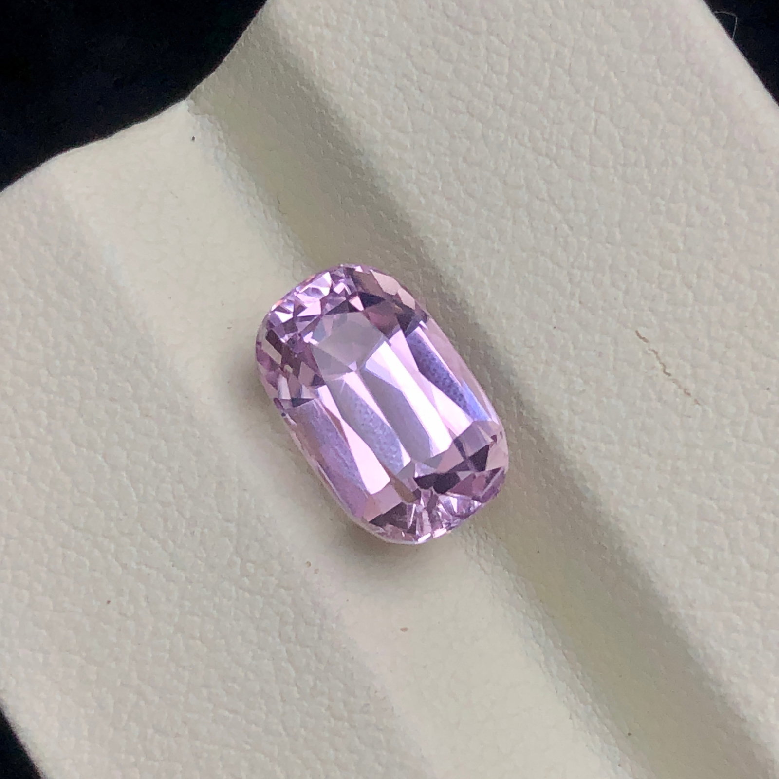 5.70 Cts Natural Pink Kunzite Loose Stone | Stunning Collector Gemstone | Faceted Pink Kunzite |: Features:Natural Pink KunziteWeight: 5.70 CaratsSize: 12 ? 8 ? 7 mmStunning Pink ColorExcellent Clarity & Brilliant LusterPrecision Faceted Loose GemstoneIdeal for Custom JewelryPerfect for Collectors