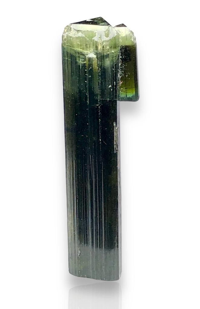 Terminated Green Cab tourmaline - 8.63 Grams - 44X11X10: Terminated Green Cab tourmaline - 8.63 Grams - 44X11X10 Shipping Rate: FREE SHIPPING .shipping rates are determined by Parcel weight and destination.Combined shipping: We offer combine shipping on mul
