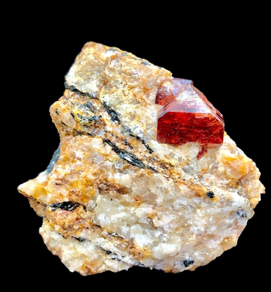 Red Zircon Specimen Red Zircon Crystals Ziron Stone Red Zirconia Zircon Gemstone Raw Gemstone (1 of 4)