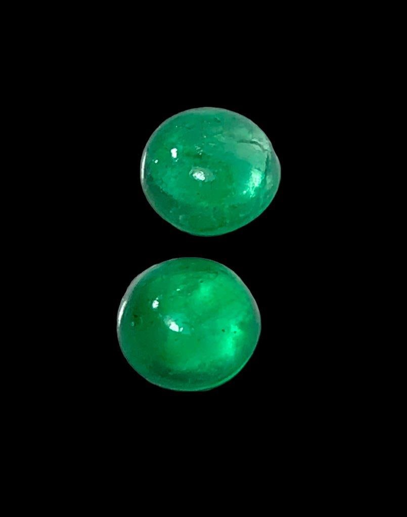 1 Carats Paired Emerald Cabs (1 of 4)