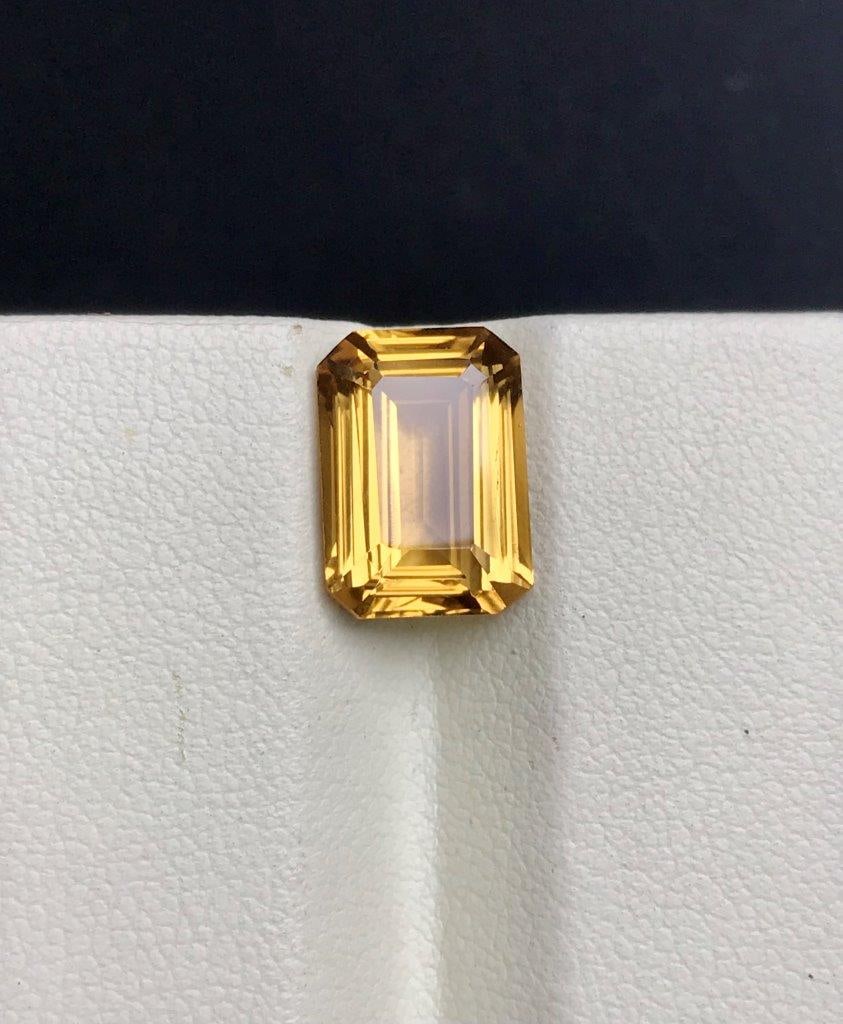 High Quality Lemon Quartz Natural Yellow Faceted Loose Gemstone - 5.95 carats - 13X9X7 mm: High Quality Lemon Quartz Natural Yellow Faceted Loose Gemstone - 5.95 carats - 13X9X7 mm Shipping: