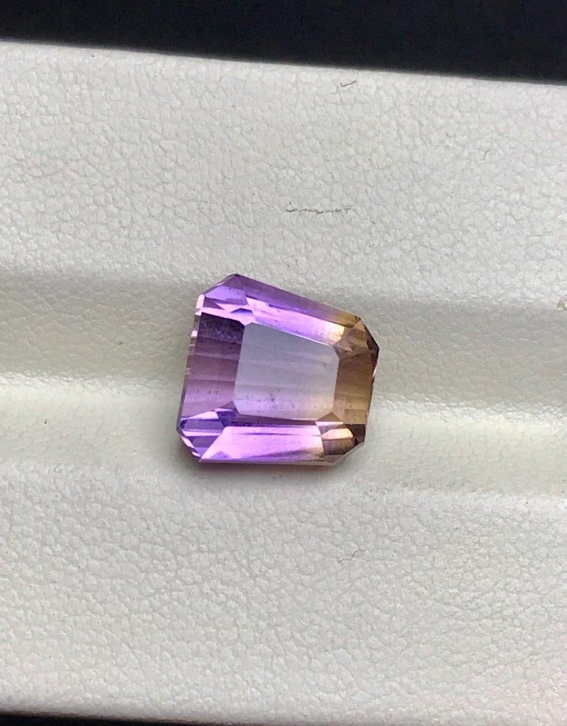 Natural Ametrine Gemstone Beautiful Purple & Golden Yellow Loose Stone - 8.30 Carats - 12X11X9 mm: Natural Ametrine Gemstone Beautiful Purple & Golden Yellow Loose Stone - 8.30 Carats - 12X11X9 mm Shipping: