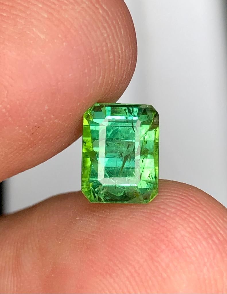 2.60 Carats Mint Green Natural Gemstone Afghanistan - 8X6X6 mm: 2.60 Carats Mint Green Natural Gemstone Afghanistan - 8X6X6 mm Shipping: