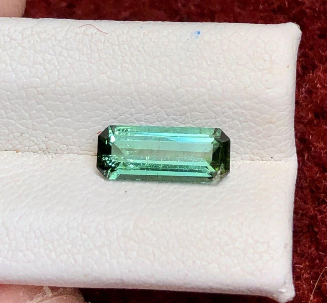 1.20 Carats Green Tourmaline - 10X4X3 mm: 1.20 Carats Green Tourmaline - 10X4X3 mm Shipping:
