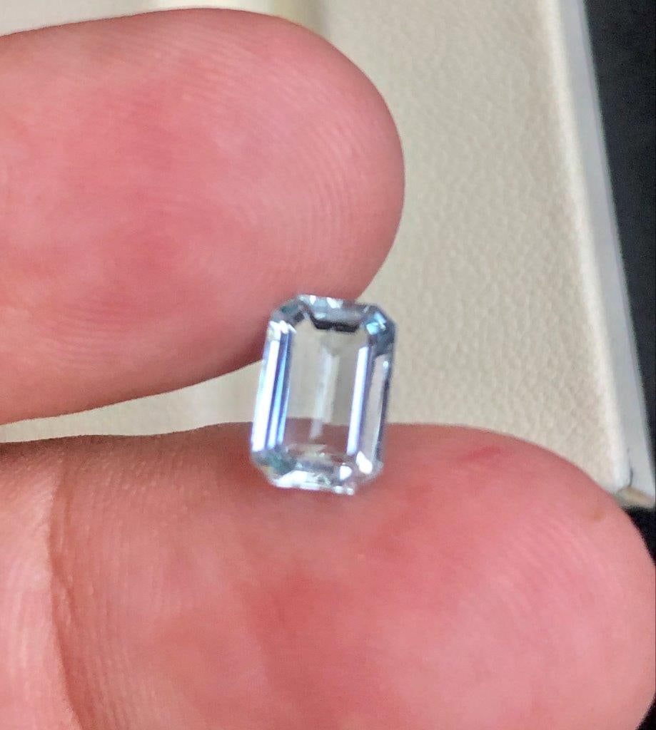 1 Carats Natural Aquamarine Loose Gem ? Fine Blue Gemstone for Jewelry - 8X6X3 mm: 1 Carats Natural Aquamarine Loose Gem ? Fine Blue Gemstone for Jewelry - 8X6X3 mm Shipping: