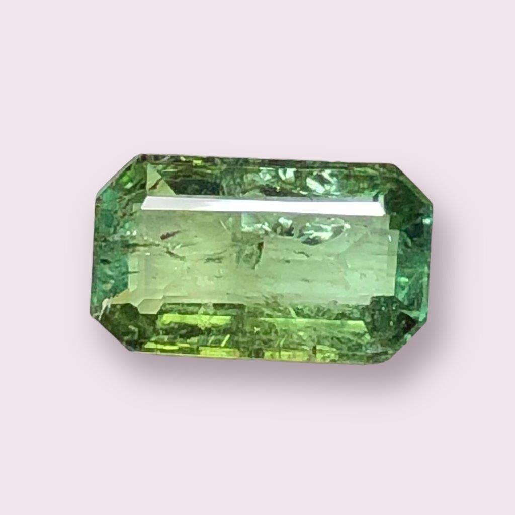 1.35 Carats Green Tourmaline - 10X6X3 mm: 1.35 Carats Green Tourmaline - 10X6X3 mm Shipping: