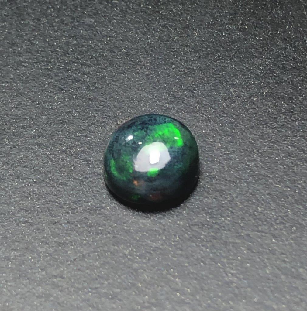 1.20 Carats Natural Black Opal - 8X8X4 mm: 1.20 Carats Natural Black Opal - 8X8X4 mm Shipping: