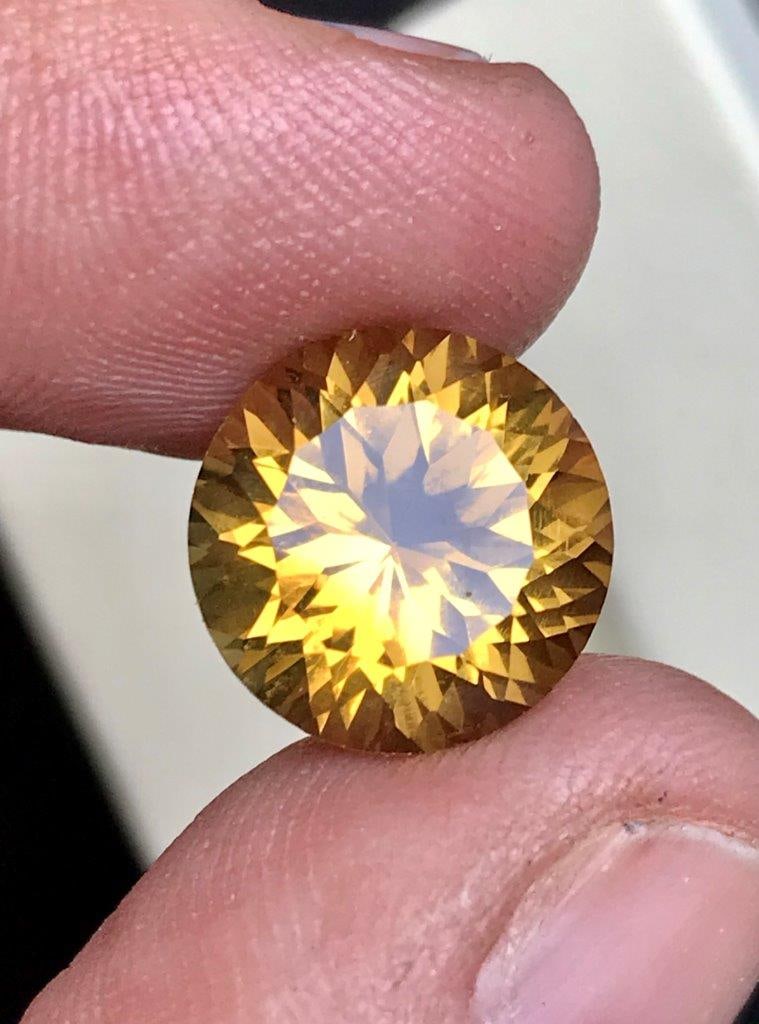 Natural Lemon Quartz Loose Stone Stunning Golden Yellow Gemstone - 5.70 Carats - 12X12X7 mm: Natural Lemon Quartz Loose Stone Stunning Golden Yellow Gemstone - 5.70 Carats - 12X12X7 mm Shipping: