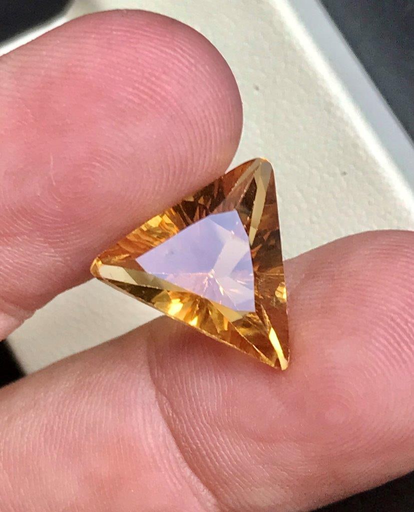 6.55 Carats Natural Lemon Quartz Loose Gemstone - 14X15X8 mm: 6.55 Carats Natural Lemon Quartz Loose Gemstone - 14X15X8 mmShipping: