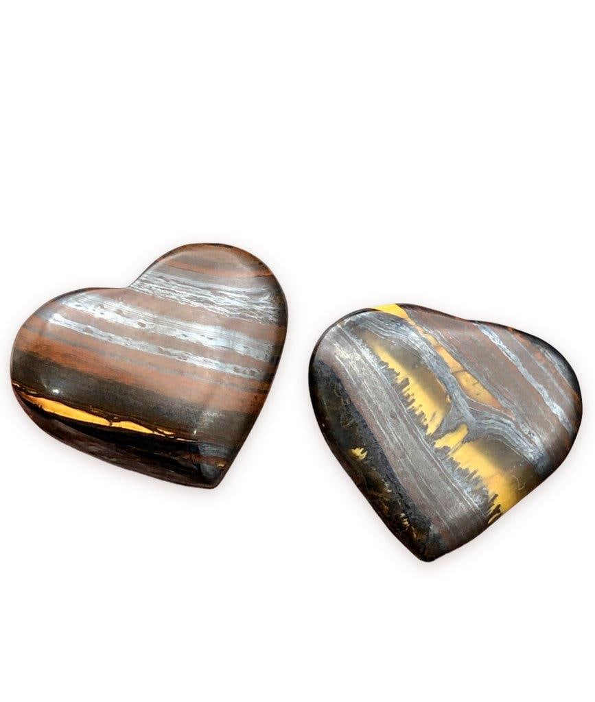 tiger eye heart dangle - 2