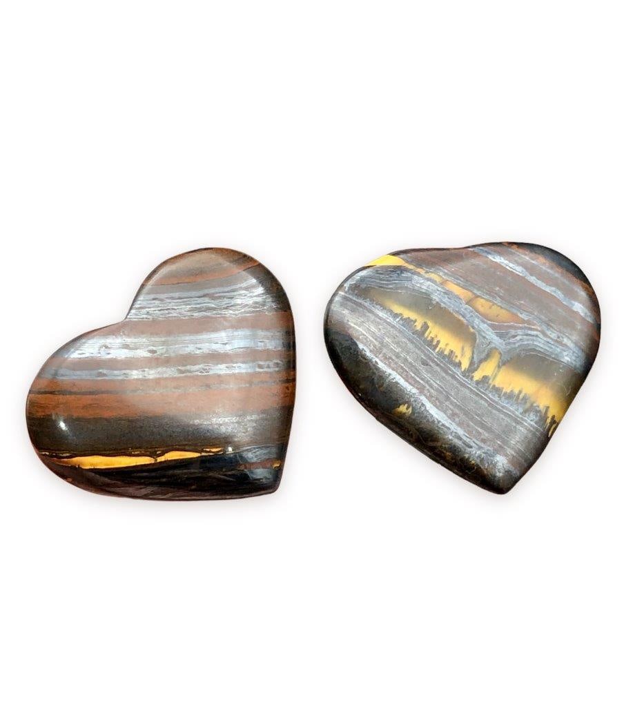 tiger eye heart dangle - 3